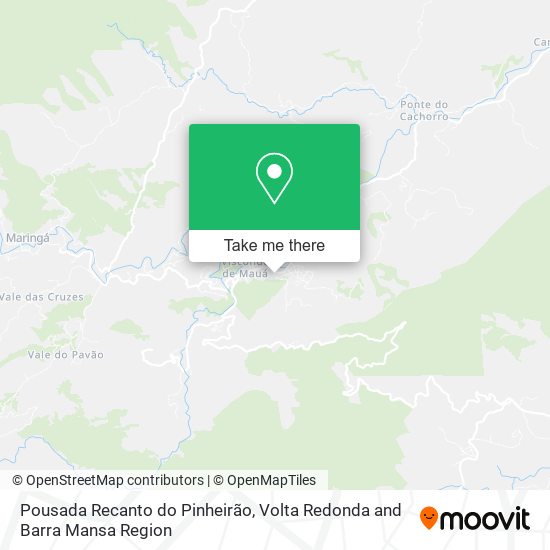 Pousada Recanto do Pinheirão map