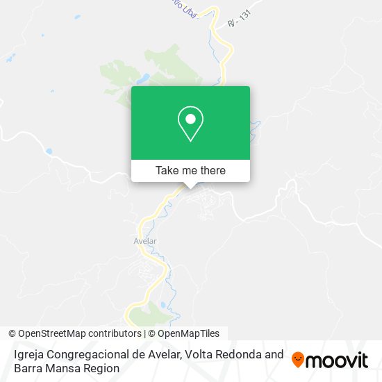 Igreja Congregacional de Avelar map