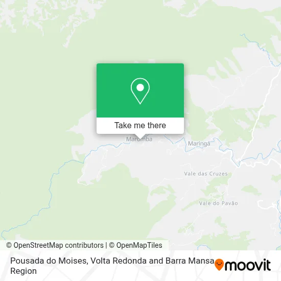 Pousada do Moises map