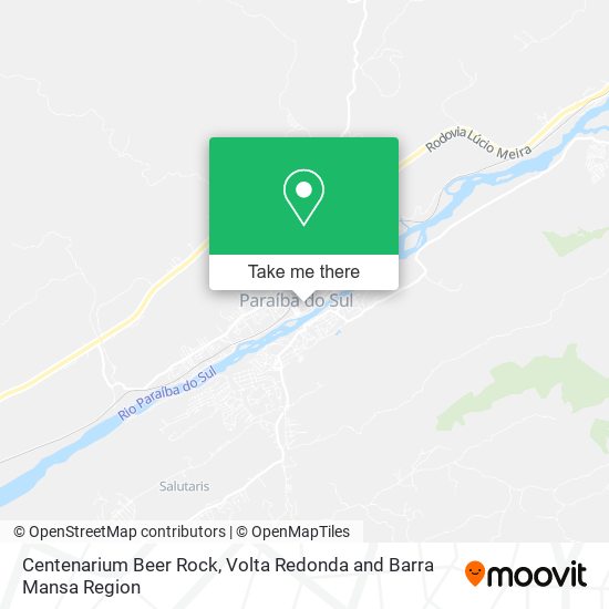 Centenarium Beer Rock map