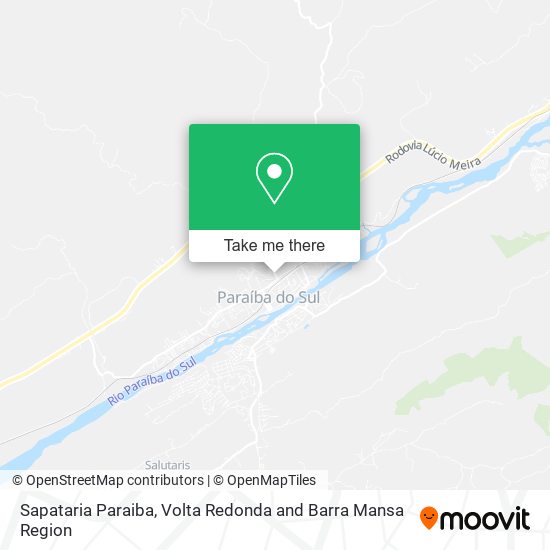Sapataria Paraiba map