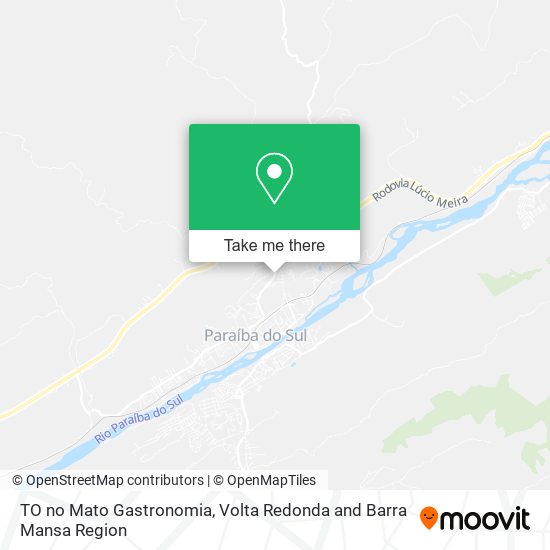 TO no Mato Gastronomia map