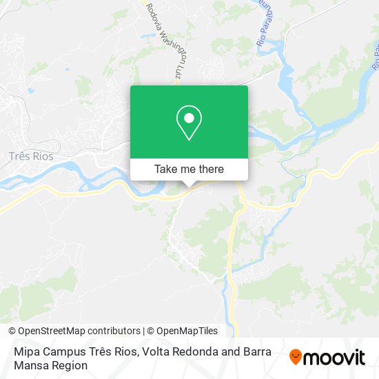 Mipa Campus Três Rios map
