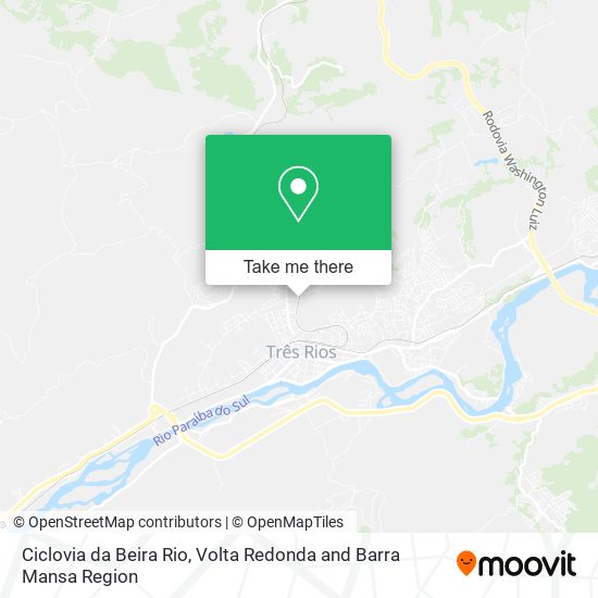 Mapa Ciclovia da Beira Rio