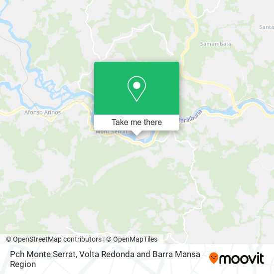 Pch Monte Serrat map