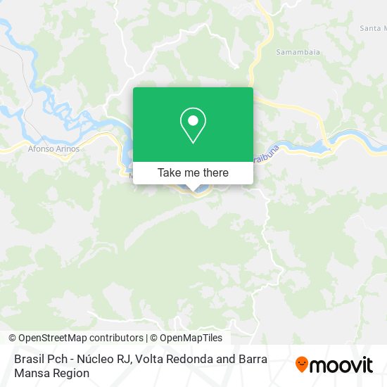 Brasil Pch - Núcleo RJ map