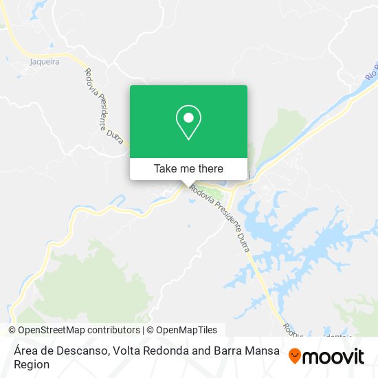 Mapa Área de Descanso