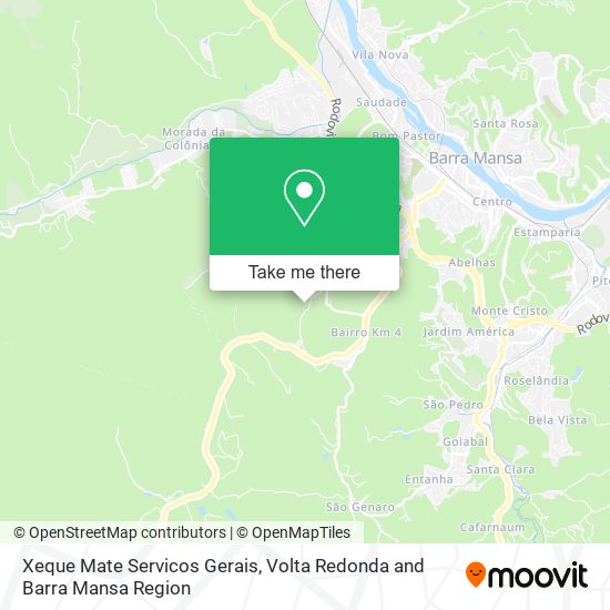 Mapa Xeque Mate Servicos Gerais