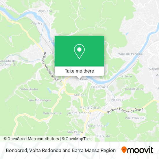 Mapa Bonocred