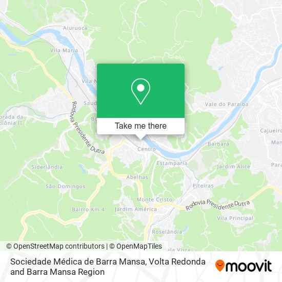 Sociedade Médica de Barra Mansa map