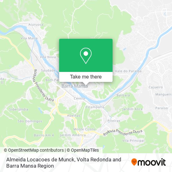 Almeida Locacoes de Munck map