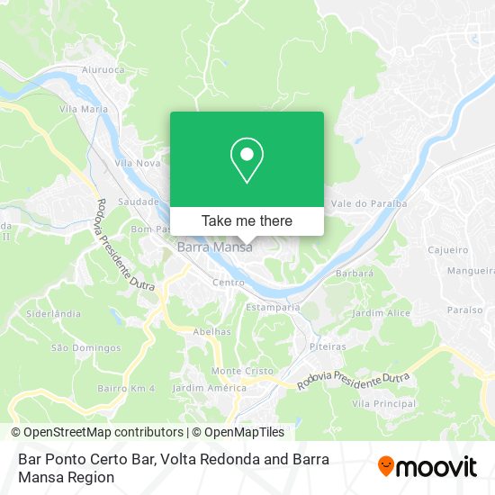 Bar Ponto Certo Bar map