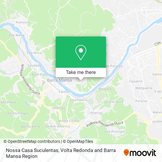 Nossa Casa Suculentas map