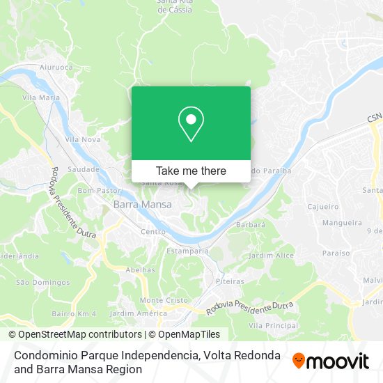 Condominio Parque Independencia map
