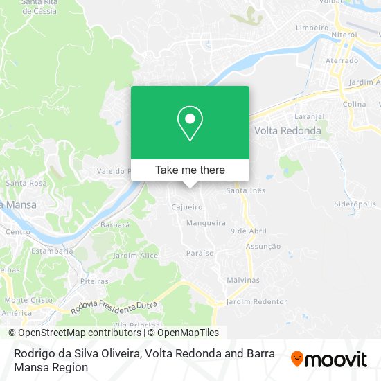 Rodrigo da Silva Oliveira map