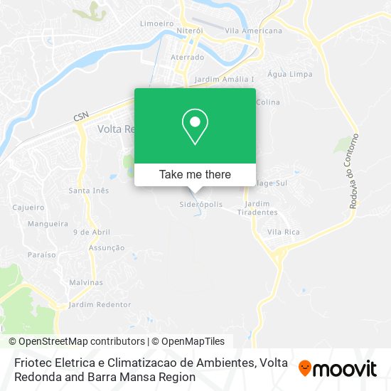 Friotec Eletrica e Climatizacao de Ambientes map