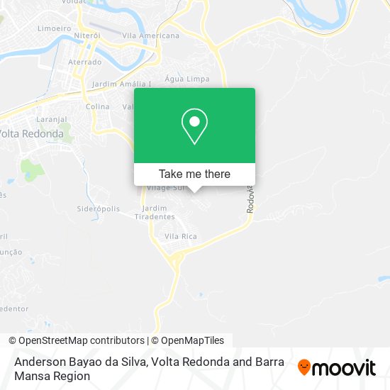 Anderson Bayao da Silva map