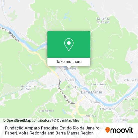 Fundação Amparo Pesquisa Est do Rio de Janeiro-Faperj map