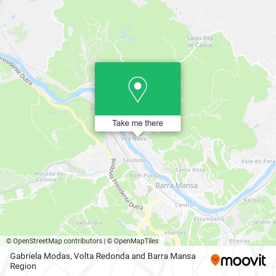 Gabriela Modas map