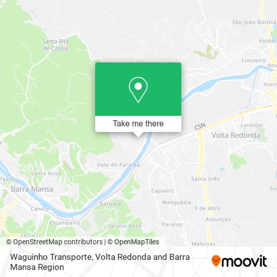 Waguinho Transporte map