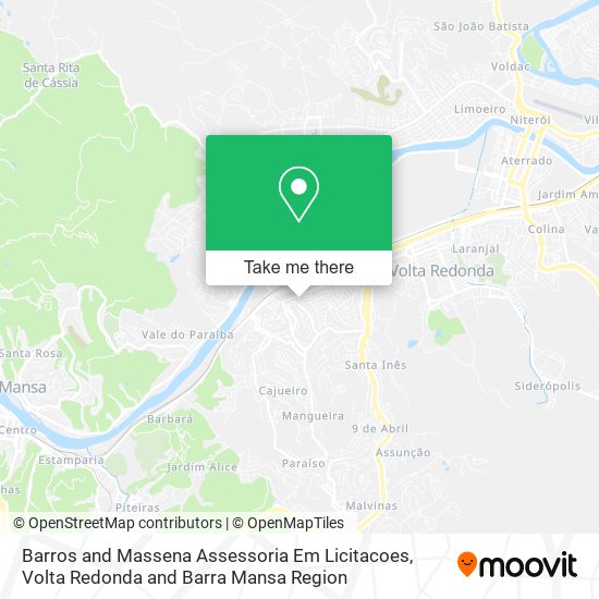 Mapa Barros and Massena Assessoria Em Licitacoes