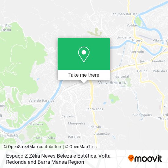 Mapa Espaço Z Zélia Neves Beleza e Estética