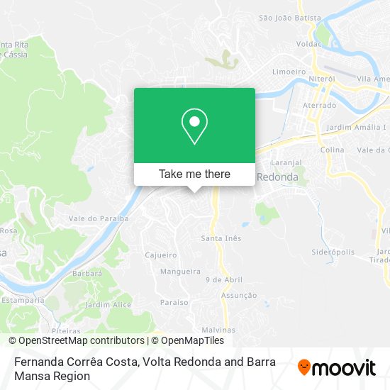 Mapa Fernanda Corrêa Costa