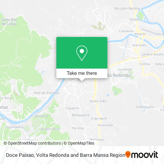 Doce Paixao map