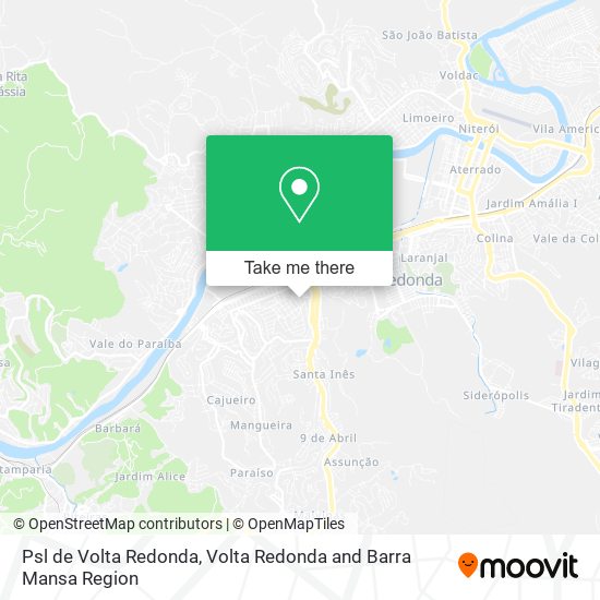 Psl de Volta Redonda map