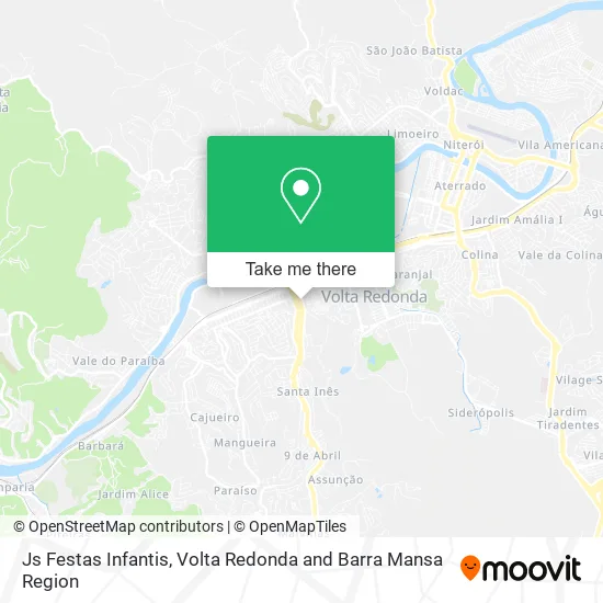 Js Festas Infantis map