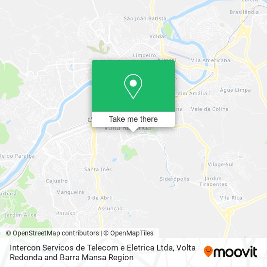 Intercon Servicos de Telecom e Eletrica Ltda map