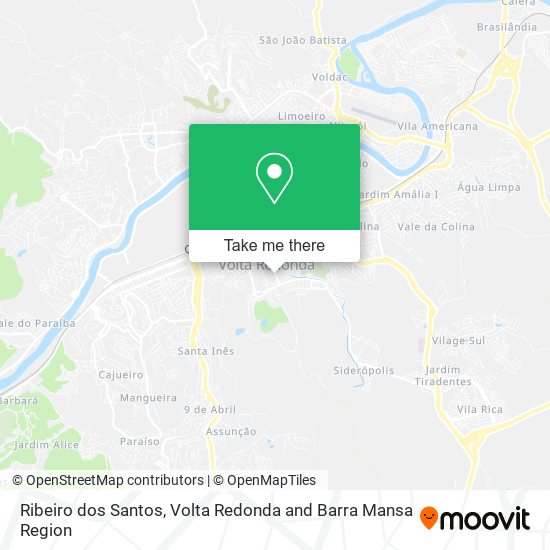 Mapa Ribeiro dos Santos