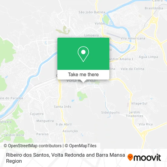 Ribeiro dos Santos map