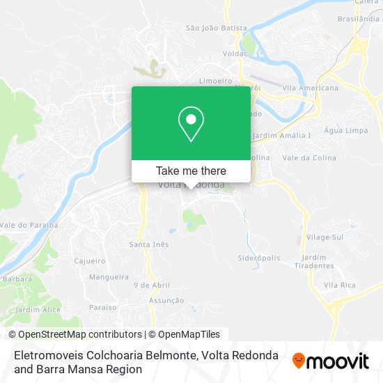 Eletromoveis Colchoaria Belmonte map