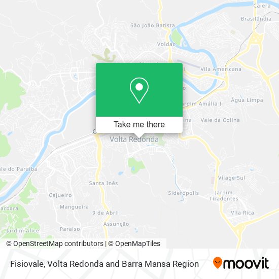 Mapa Fisiovale