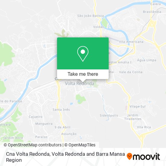 Cna Volta Redonda map