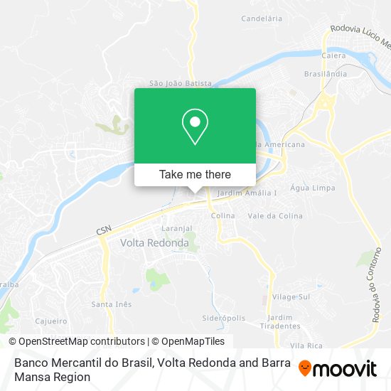 Banco Mercantil do Brasil map
