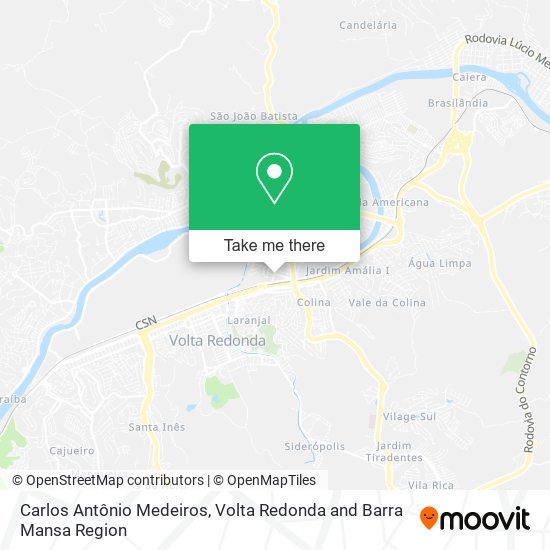 Mapa Carlos Antônio Medeiros