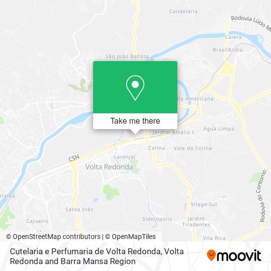 Cutelaria e Perfumaria de Volta Redonda map
