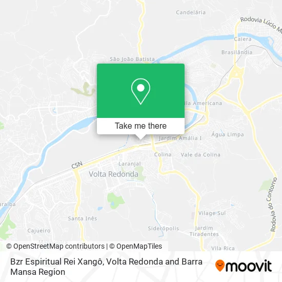 Bzr Espiritual Rei Xangô map