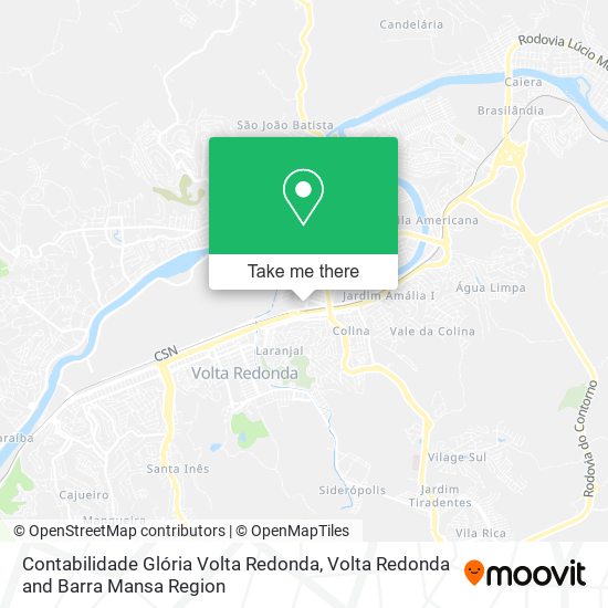 Mapa Contabilidade Glória Volta Redonda