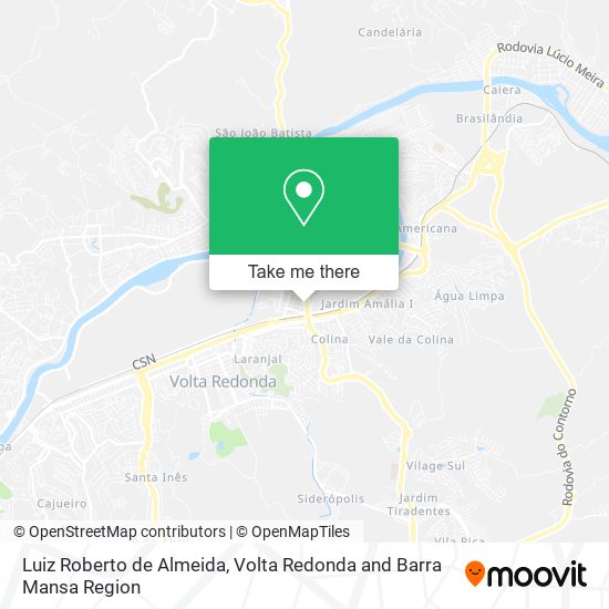 Luiz Roberto de Almeida map