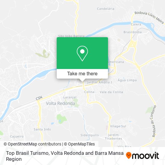 Top Brasil Turismo map