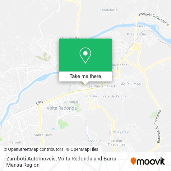 Mapa Zamboti Automoveis