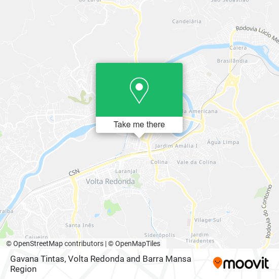 Gavana Tintas map