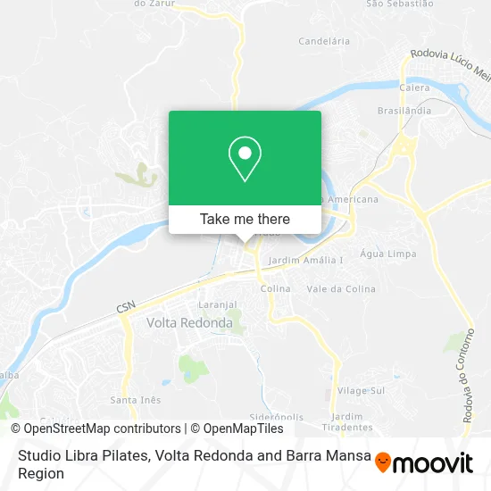 Studio Libra Pilates map