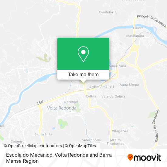 Mapa Escola do Mecanico