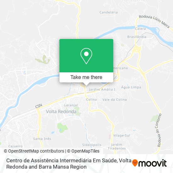 Centro de Assistência Intermediária Em Saúde map