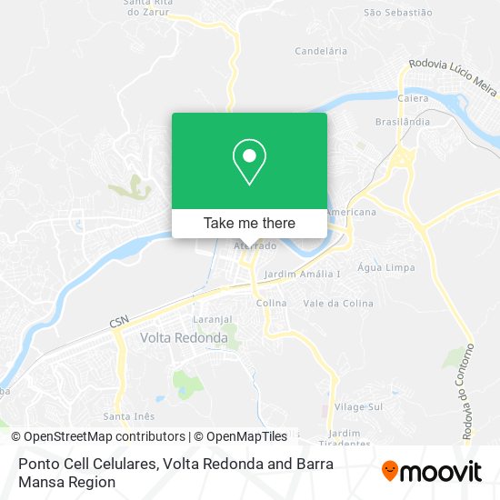 Ponto Cell Celulares map