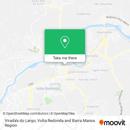 Virada's do Largo map